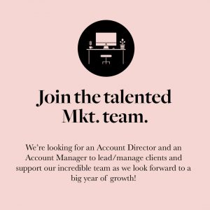 MKT hiring insta ad